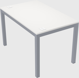 Rectangular desk