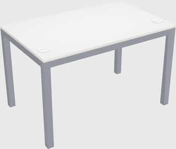 Rectangular desk
