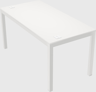 Rectangular desk