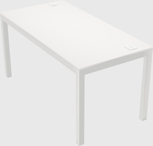 Rectangular desk