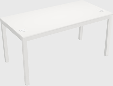 Rectangular desk