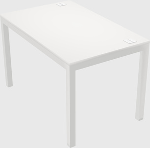 Rectangular desk