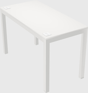 Rectangular desk