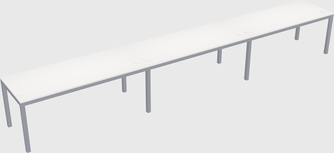 Rectangular desk
