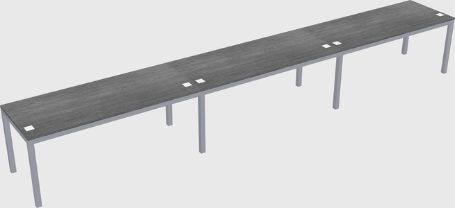 Rectangular desk