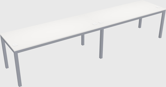 Rectangular desk