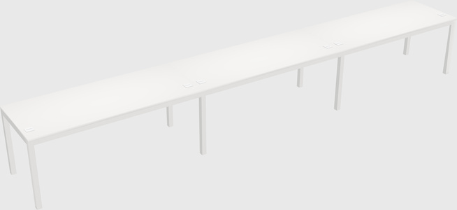 Rectangular desk