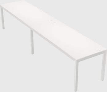 Rectangular desk