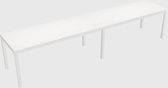 Rectangular desk