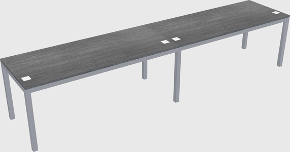 Rectangular desk