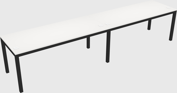 Rectangular desk