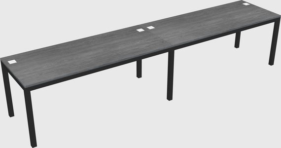 Rectangular desk