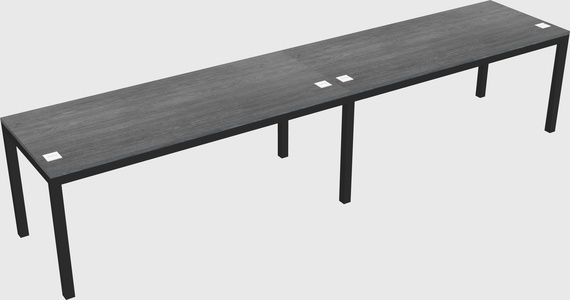 Rectangular desk