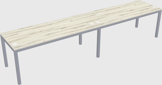 Rectangular desk