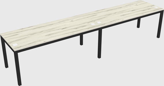 Rectangular desk