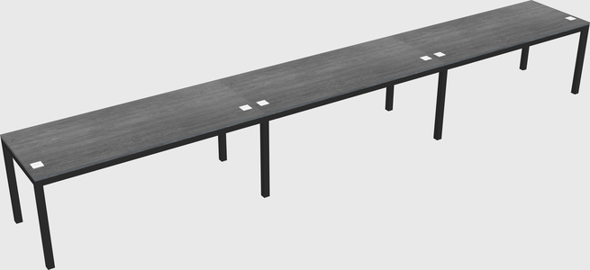 Rectangular desk