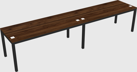 Rectangular desk