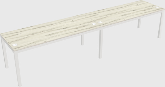Rectangular desk