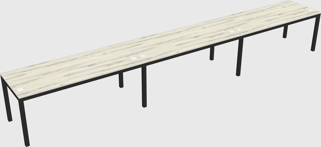 Rectangular desk
