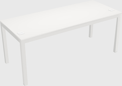 Rectangular desk