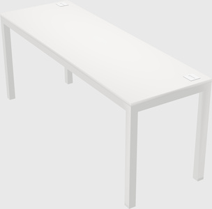 Rectangular desk