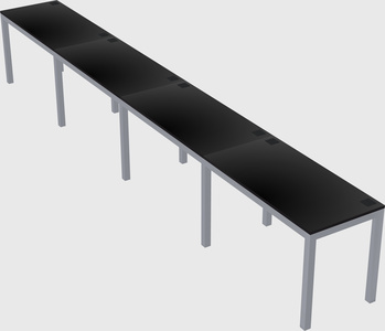 Rectangular desk