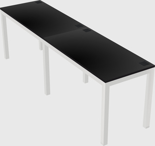 Rectangular desk
