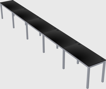 Rectangular desk