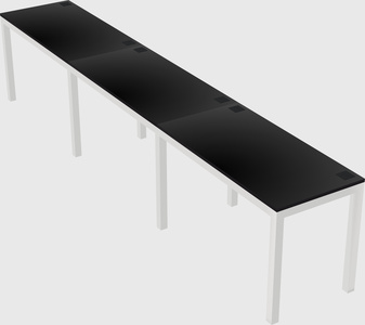 Rectangular desk
