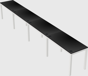 Rectangular desk