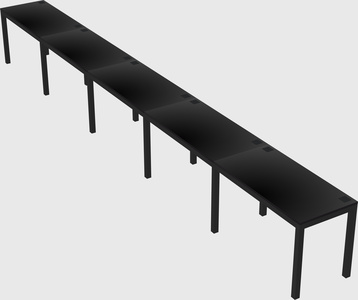 Rectangular desk