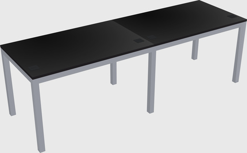 Rectangular desk
