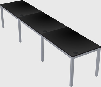 Rectangular desk