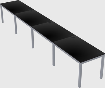 Rectangular desk