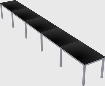 Rectangular desk