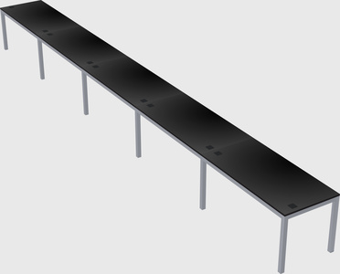 Rectangular desk