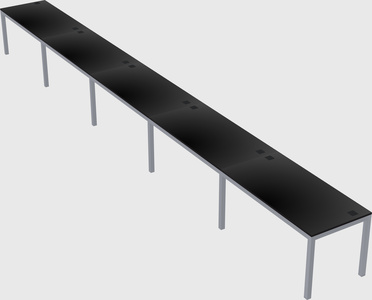 Rectangular desk