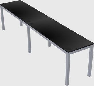 Rectangular desk