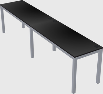 Rectangular desk