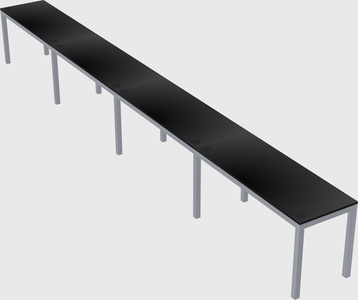 Rectangular desk