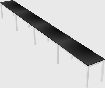 Rectangular desk