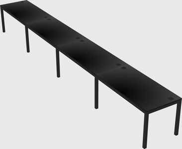 Rectangular desk