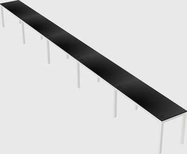 Rectangular desk