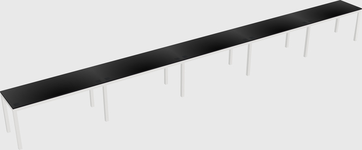 Rectangular desk