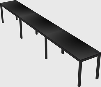 Rectangular desk