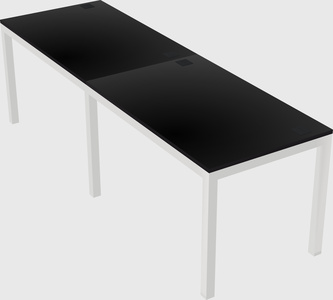 Rectangular desk