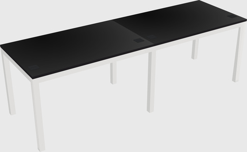 Rectangular desk