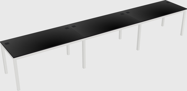 Rectangular desk