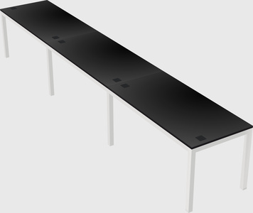 Rectangular desk