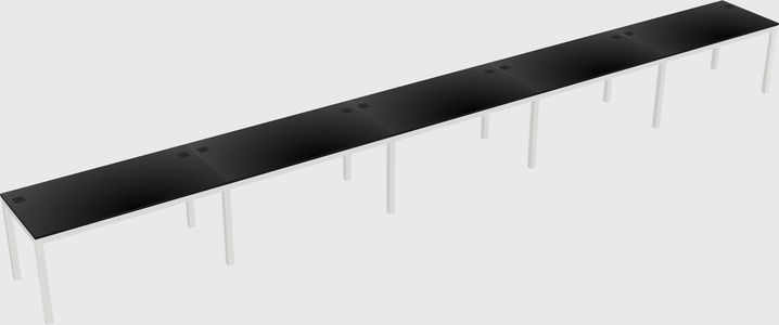 Rectangular desk